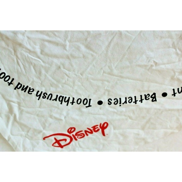 Disney American Red Cross Camp Bag White Canvas Mickey Minnie Goofy Donald Duck - Picture 4 of 6